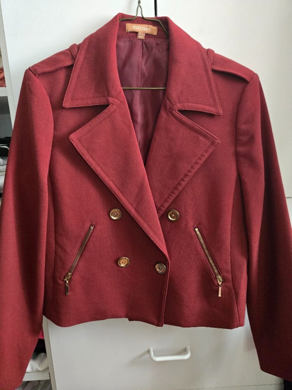 EUC Ellen Tracy Moto Jacket - Size XL